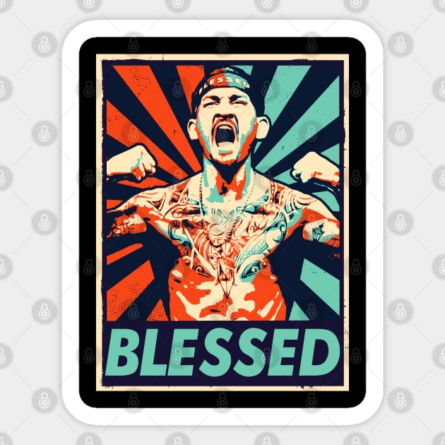 Max Holloway Sticker by SmithyJ88